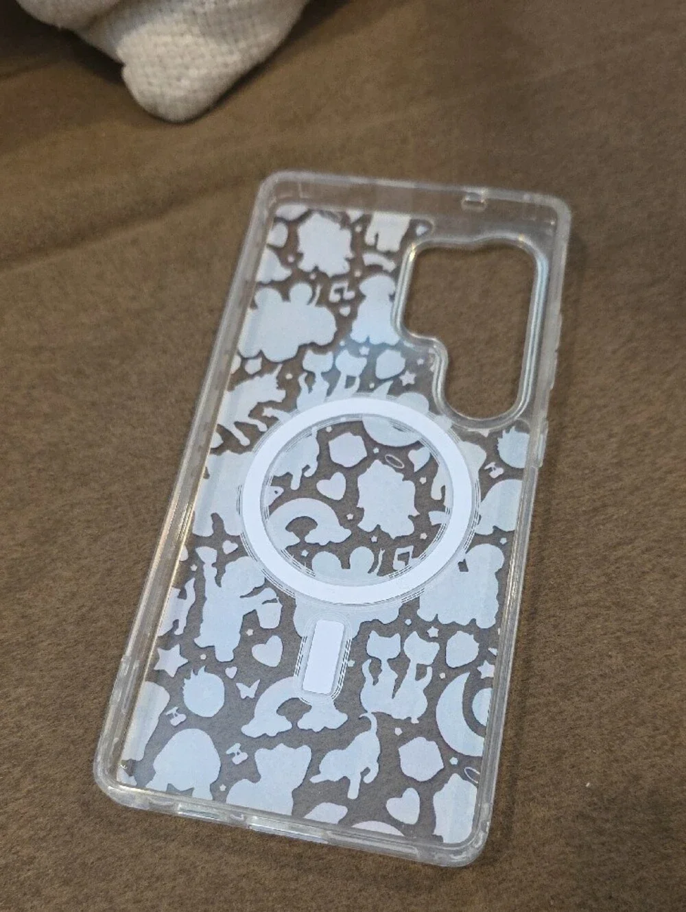Clear Cute Sticker-Print Phone Case - Multicolor Samsung S25 Ultra.